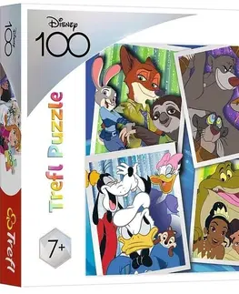 Hračky puzzle TREFL - Puzzle 200 - Disney hrdinové / Disney 100