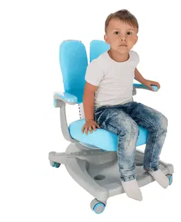 Dětské stoly a židle Dětská rostoucí židle ABIGAIL Modrá