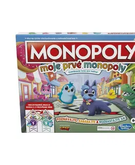 Hračky společenské hry HASBRO - Moje První Monopoly SK Verze