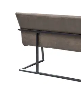 Lavice do jídelny LuxD Designová lavice Maximiliano 160 cm vintage taupe