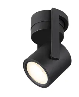 LED bodová svítidla SLV BIG WHITE OCULUS CW vnitřní LED nástěnné a stropní přisazené svítidlo černé DIM-TO-WARM 2000–3000 K 1004664