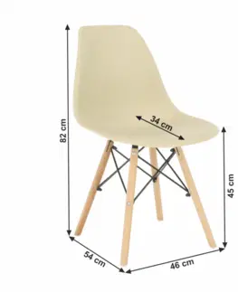 Židle Jídelní židle CINKLA 3 NEW Tempo Kondela Šedá
