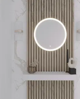 Zrcadla Zrcadlo s LED osvětlením Orandiu L, 60 cm