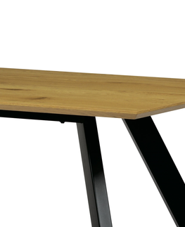 Jídelní stoly Jídelní stůl LATICORN 180x90 cm, dub divoký