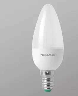 LED žárovky Megaman E14 3,5W LED svíčková žárovka opál, 2 800K