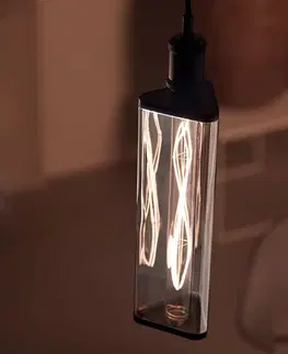 Stmívatelné LED žárovky Philips Philips Crystal Giant smoky LED žárovka E27 7W