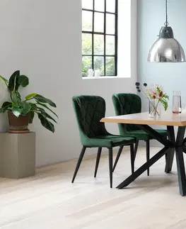 Jídelní stoly Furniria Designový jídelní stůl Micheal 160 cm přírodní dub