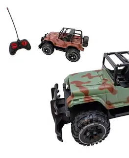 Hračky - RC modely EURO-TRADE - Terénní auto Jeep RC s efekty 1:16