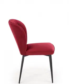 Židle HALMAR Designová židle Olivie bordó