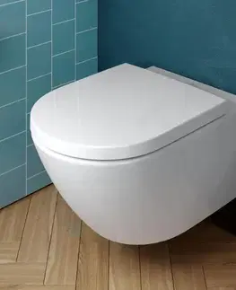 Záchody VILLEROY & BOCH Subway 3.0 Závěsné WC se sedátkem SoftClosing, TwistFlush, alpská bílá 4670TS01