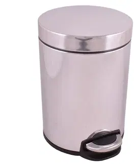 Odpadkové koše SLEZAK-RAV Odpadkový koš, 5 litrů Koupelnový doplněk COLORADO, Barva: nerez lesk COA1305