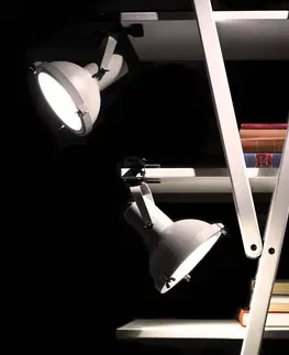 Stolní lampy a lampičky s klipem NEMO Svorkové světlo Nemo Projecteur 165, pískově bílé