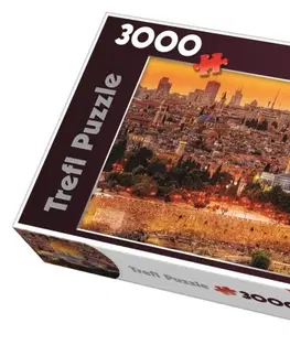 Hračky puzzle TREFL - Puzzle Střechy Jeruzaléma - Izrael.