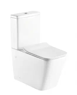Záchody HOPA Kombi WC ORLO RIMLESS se SLIM sedátkem Soft-close OLKLT2093A