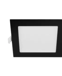 Svítidla Panlux Podhledové LED svítidlo Downlight CCT Square černá, 6 W