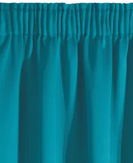 Zatemňovací závěsy Dekorační závěsy modré barvy 135X270 cm