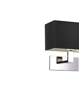 Nástěnná svítidla s látkovým stínítkem Azzardo AZ1556 nástěnné svítidlo Martens wall černá