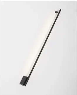 LED nástěnná svítidla NOVA LUCE nástěnné svítidlo GROPIUS černý hliník LED 15W 230V 3000K IP20 9081900