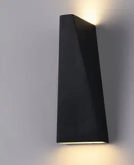Venkovní nástěnná svítidla Maytoni Venkovní nástěnné světlo LED Times Square černé