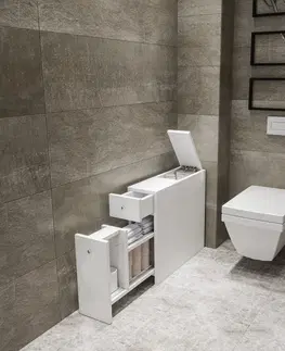 Koupelnový nábytek Hanah Home Koupelnová skříňka Calencia 55 cm bílá