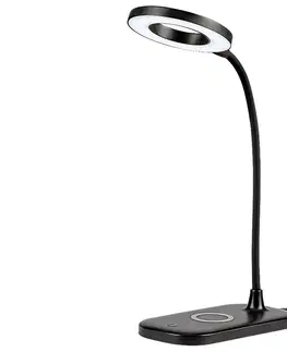 Lampičky Rabalux 74013 stolní LED lampa Harding, 5 W, černá