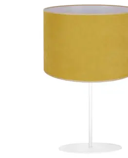Lampy   - Stolní lampa BRISTOL 1xE14/15W/230V žlutá/bílá 