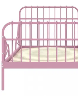Dětské pokoje Dětská rostoucí postel 80x130/200 Dekorhome Růžová