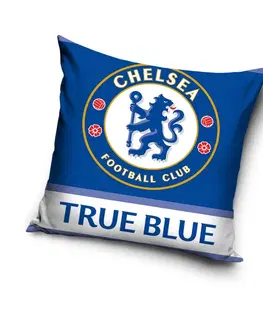 Dekorační povlaky na polštáře Modré povlaky na polštáře motiv Chelsea