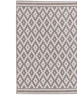 Koberce Moderní koberec Rhombs z norka a vlny 120x170cm