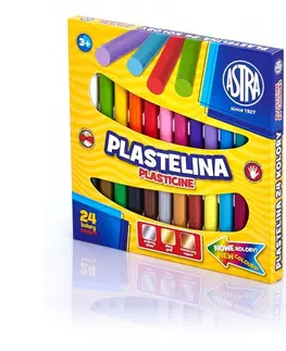 Hračky ASTRA - Plastelína základní 24 barev, 303110001