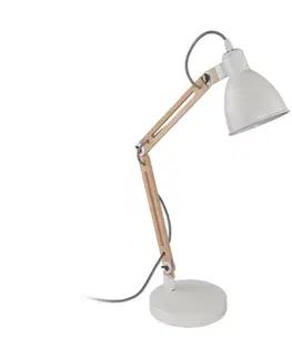 Lampy Eglo Eglo 96957 - Stolní lampa TORONA 1 1xE14/28W/230V bílá 