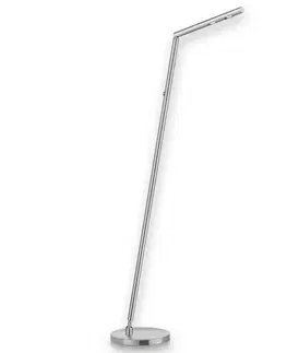 Stojací lampy Knapstein Calima - stojací lampa LED tyčová, nikl matný