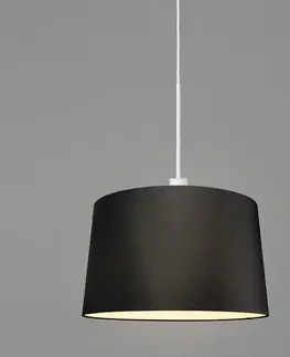 Zavesna svitidla Moderní závěsná lampa bílá s odstínem 45 cm černá - Combi 1