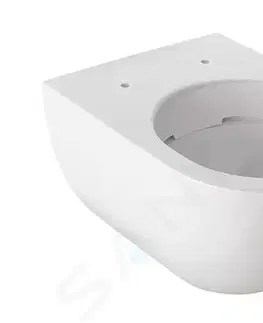 Záchody GEBERIT Acanto Závěsné WC, Rimfree, s KeraTect, bílá 500.600.01.8