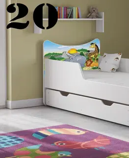 Postele Detská posteľ SMB - zvieratá Provedení: Obrázek č.25