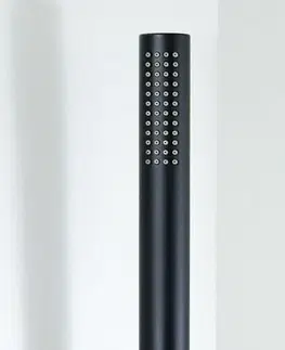 Koupelnové baterie HOPA Kulatý vývod ze zdi pro ruční sprchu BLACK, s příslušenstvím BAAWB12K