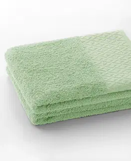 Ručníky Bavlněný ručník DecoKing Andrea mátový, velikost 70x140
