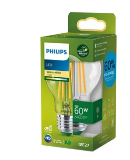 LED žárovky Philips Philips E27 LED žárovka A60 4W 840lm 2 700K čirá