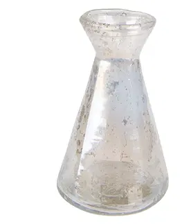 Dekorativní vázy Skleněná transparentní váza Milia - Ø 6*11 cm Clayre & Eef 6GL4305