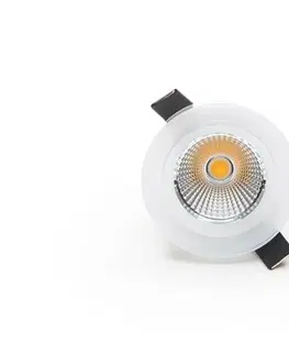 LED podhledová svítidla Light Impressions Deko-Light stropní vestavné svítidlo COB 68 akryl 18-20V 6,50 W 2700 K 675 lm 78 mm stříbrná 565195
