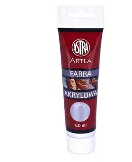 Hračky ASTRA - Akrylová barva 60ml - stříbrná