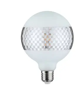 Stmívatelné LED žárovky Paulmann Paulmann E27 LED globe 4,5W ring mirror chequered