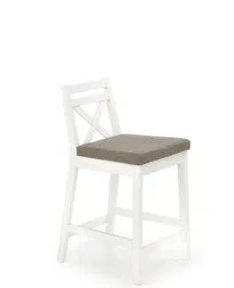 Barové židle HALMAR Barová židle Eleven bílá