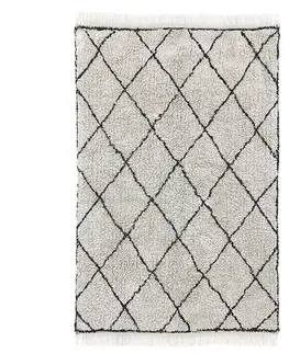 Koberce a koberečky Tkaný bavlněný koberec s diamantovým vzorem Diamond  - 120*180 cm HKLIVING TTK3029