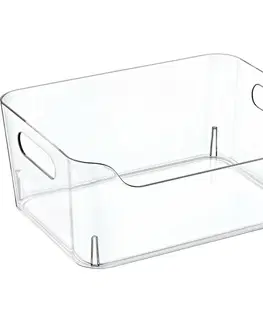 Odkapávače nádobí Plastový organizér Landen, 27 x 19 x 11,3 cm, čirá