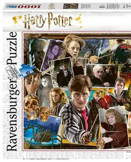 Hračky puzzle RAVENSBURGER - Harry Potter Voldemort 1000 dílků