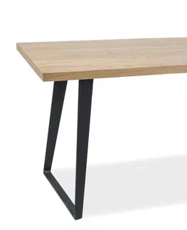 Kovově - dřevěné jídelní stoly Signal Jídelní stůl Falcon