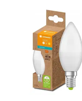Žárovky Ledvance LED Žárovka z recyklovaného plastu B40 E14/4,9W/230V 2700K - Ledvance 