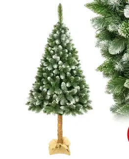 Vánoční dekorace  Vánoční stromek na kmenu 180 cm borovice 