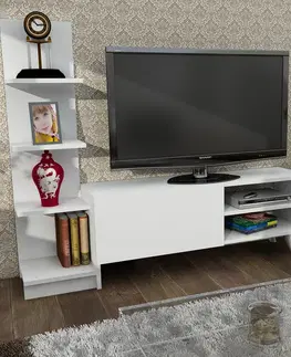 Televizní stolky Televizní stolek SALVADOR bílá